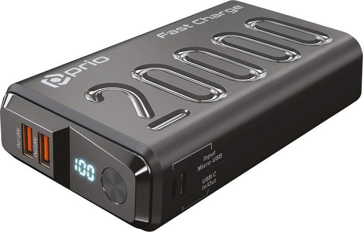 prio Power Bank (20000 mAh, 22.50 W, 74 Wh)