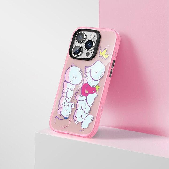 Actual product image Benks Dynamic PC+TPU protective case iPhone 14 Pro - Pink (Apple iPhone 14 Pro)