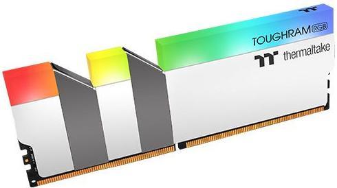 Produktbild Thermaltake TOUGHRAM RGB WHITE 16GB (2x8GB) DDR4 3600MHz C18 Arbeitsspeicher (2 x 8GB, 3600 MHz, DDR4-RAM, DIMM)