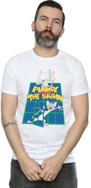 Actual product image Universal Textiles Mens Pinky And The Brain Laboratory T-Shirt (3XL)
