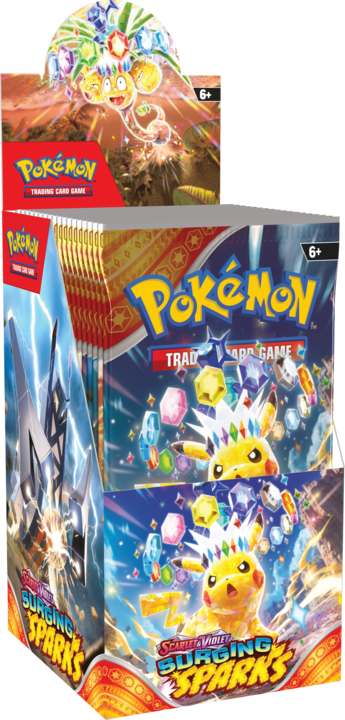 Actual product image Pokémon Pokemon - SV8 Surging Sparks Booster 18 pcs (POK85929)