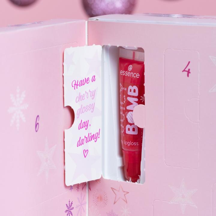 Actual product image essence Happy Holidays advent calendar 24-piece gift set