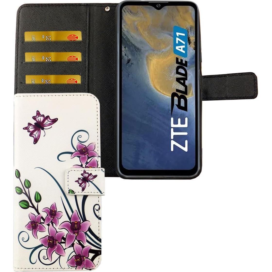 Thumbnail - König Design Handyhülle für ZTE Blade A71 Case Cover Schutztasche Schutzhülle Bookstyle Neu (ZTE Blade A71), Smartphone ...