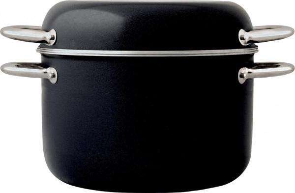 Image du produit Berger Set de casseroles en aluminium empilable noir 9 pcs. (22 cm, Ensemble de casseroles et de poêles de cuisson, Aluminium)
