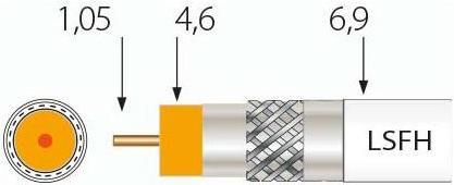 Productafbeelding Televes Coaxiale kabel SK2020plus-T CPR B2ca 500m Tr (135 dB, Antennekabel)