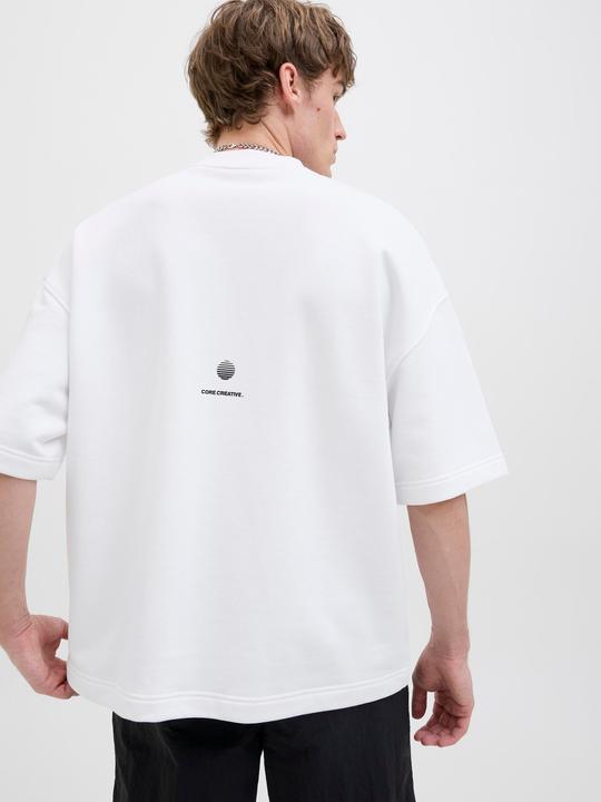 Actual product image Jack & Jones Jcoinfinity Print Back Sweat Ss (XXL)