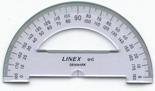 Linex Winkelmesser 180° (10 cm, Kunststoff)