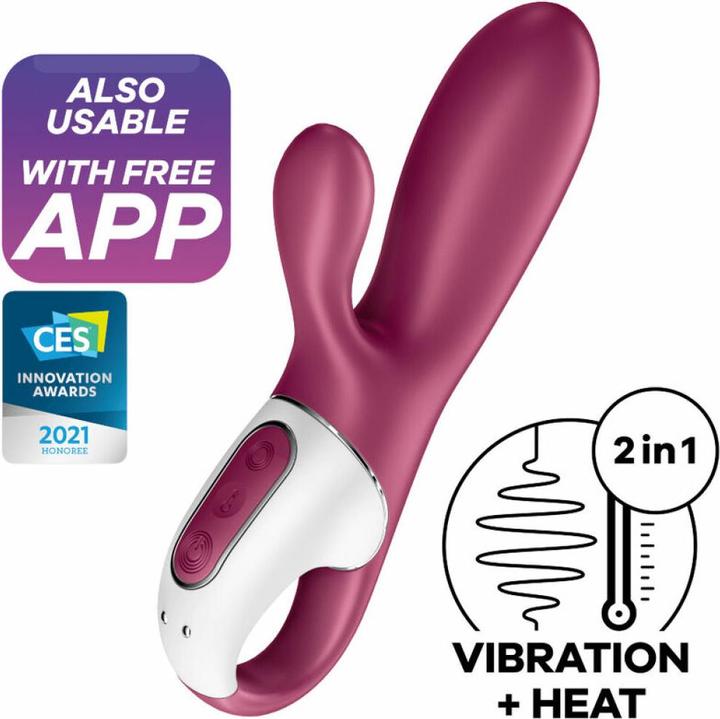 Actual product image Satisfyer Hot Bunny - Heated Rabbit Vibrator