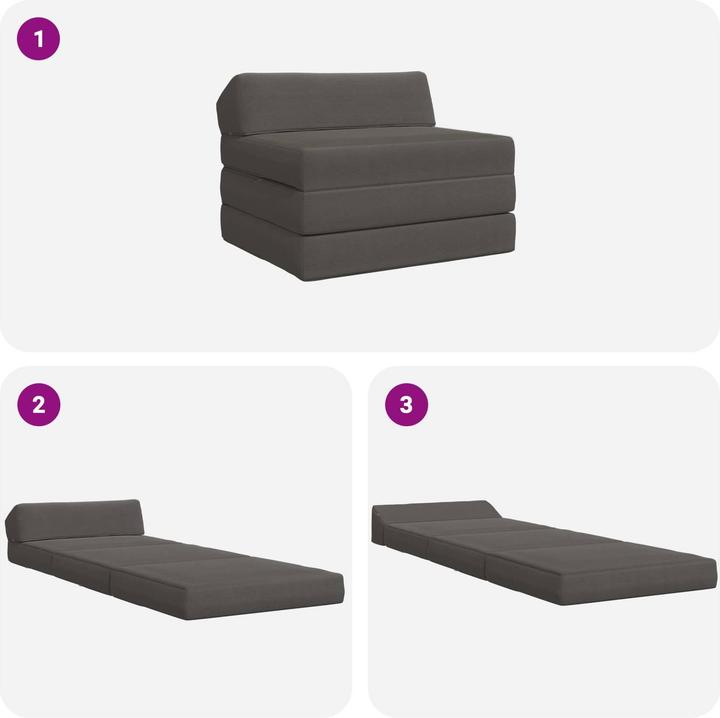 Produktbild vidaXL Klappsofa Bett