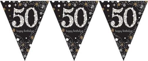 Produktbild Amscan Girlande 50 Jahre "Fröhlicher Geburtstag"