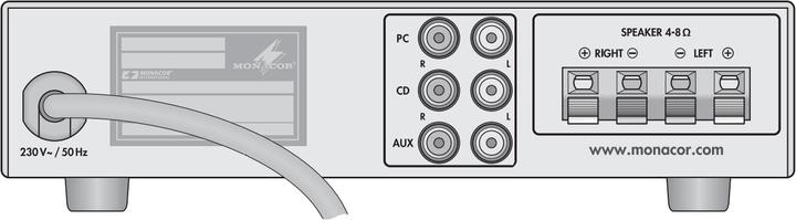 Produktbild Monacor SA-100 (Verstärker)