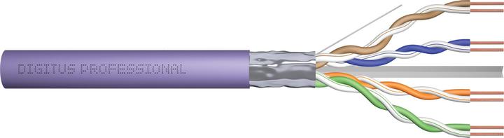 Produktbild Digitus Cat.6 Installationskabel f/UTP dca AWG 23/1 LSOH 100m lila (F/UTP, CAT6, 100 m)