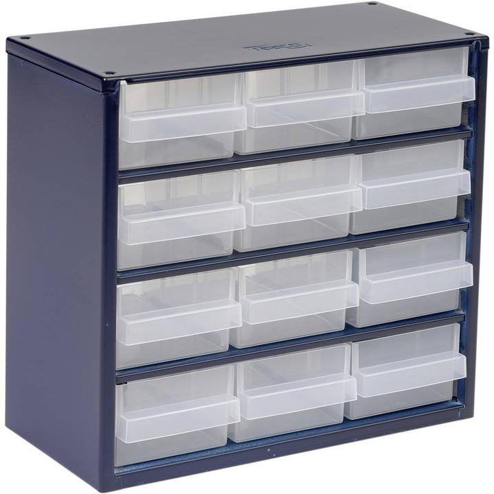 Actual product image Raaco 612-02 Small parts magazine (W x H x D) 306 x 283 x 150 mm Number of compartments: 12 (30.60 cm, 28.30 cm)