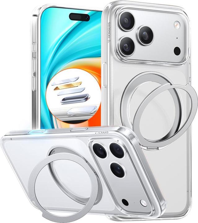 Immagine prodotto Torras - Ostand Pro Series - iPhone 17 Pro - Clear (Apple iPhone 17 Pro)