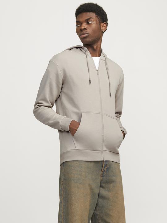 Produktbild Jack & Jones Einfarbig Kapuzenpullover mit Reissverschluss Kapuzenpullover mit Reissverschluss (L)