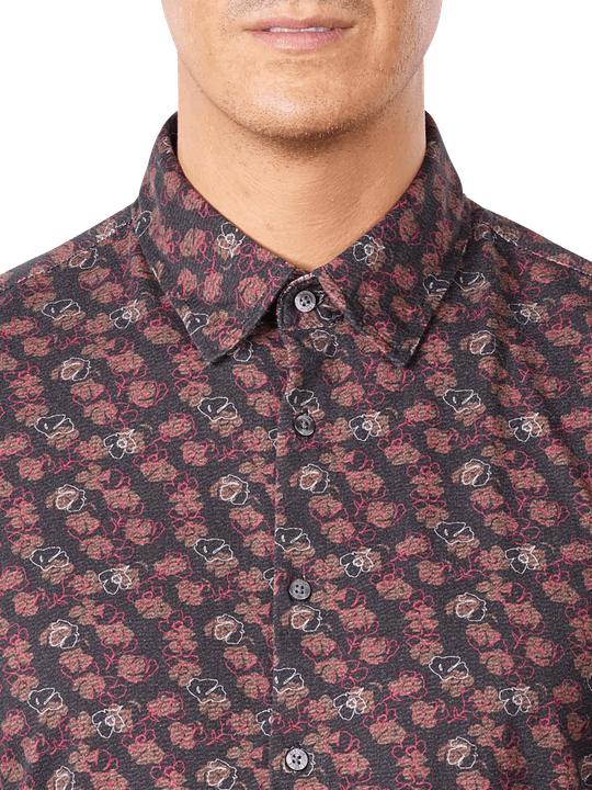 Produktbild Cinque Long Sleeve Cispace L Shirt Flower Print Dark Brown (L)