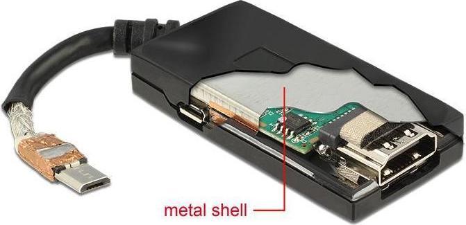 Produktbild Delock HDMI (Typ A) — Micro-B USB (Micro USB, HDMI, 20 cm)