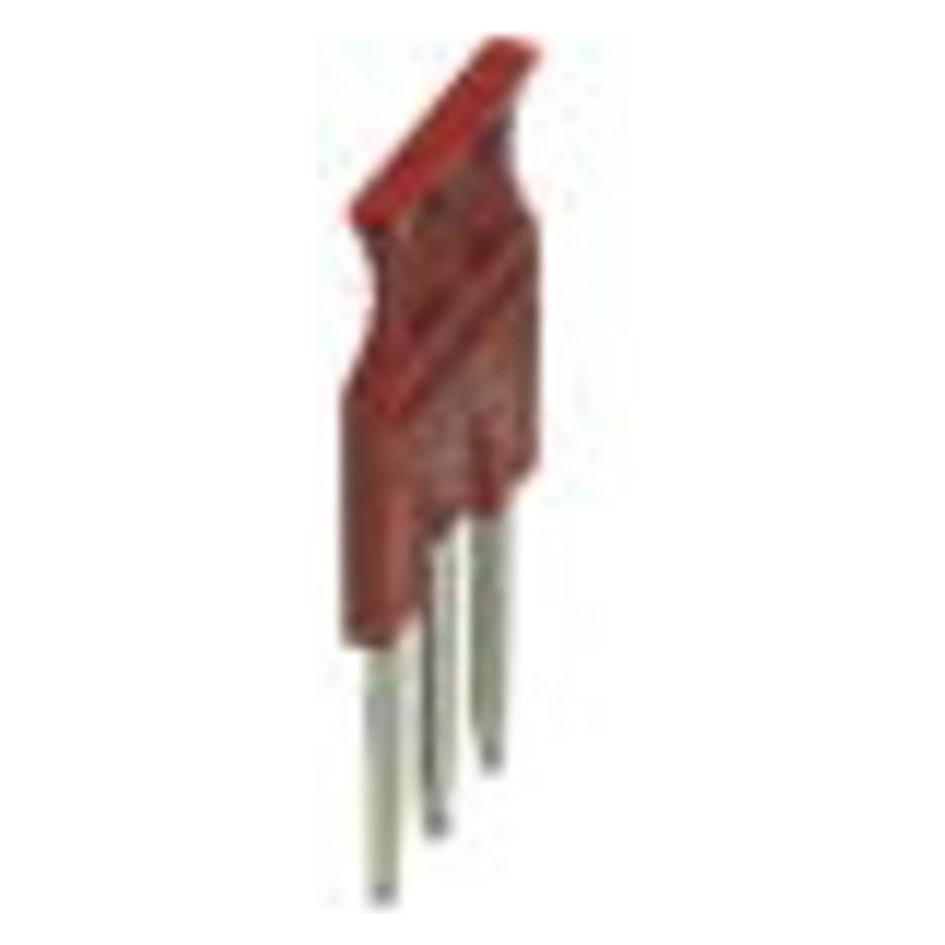 Phoenix Contact Kurzschlussstecker, Elektronikkabel + Stecker, Rot