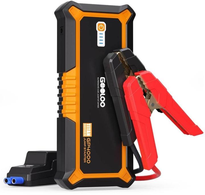 Gooloo GP4000OR Jump-Starter 4000 A Spitzenstrom (4000 A, 24000 mAh)