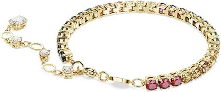 Image du produit Swarovski Matrix bracelet Round cut Multicolor Gold coloured top layer Gold Zirconia Multicolor Cubic Zirconia