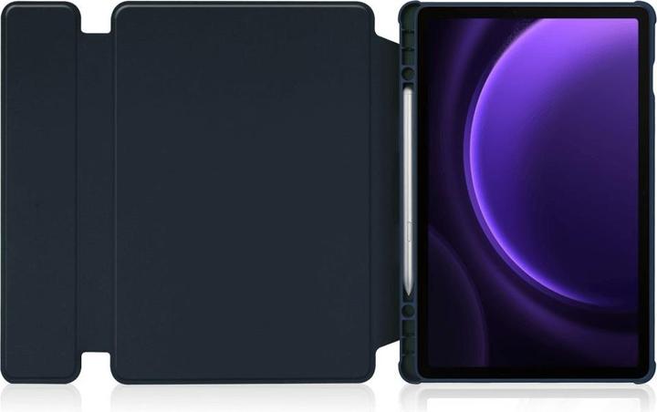 Produktbild Cover-Discount Galaxy Tab S9 FE+ - 360-Grad Tablet Hülle dunkelblau (Galaxy Tab S9 FE+)