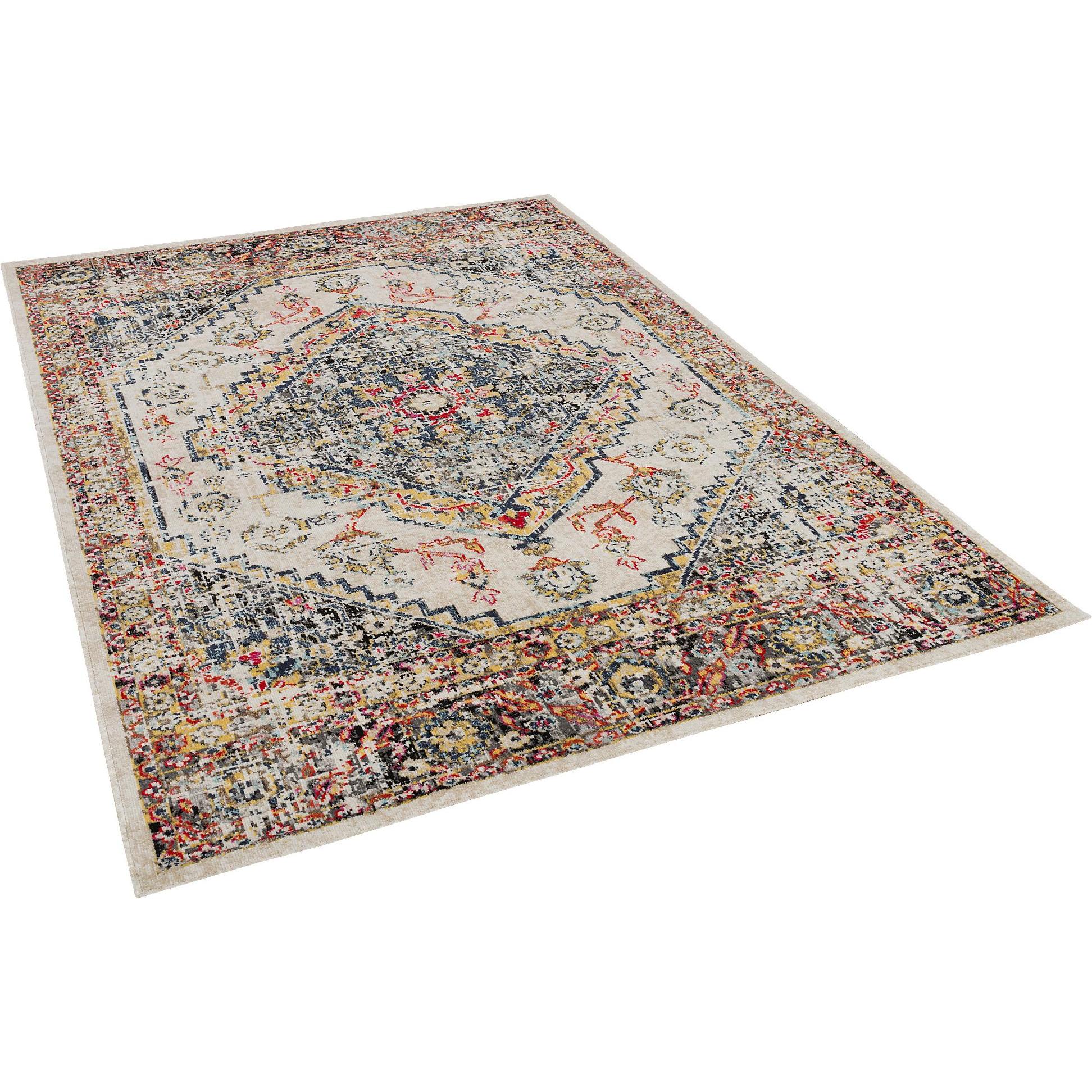 Pergamon, Teppich, Kurzflor Designer Teppich Modern Vintage Orient Muster (200 x 290 cm)