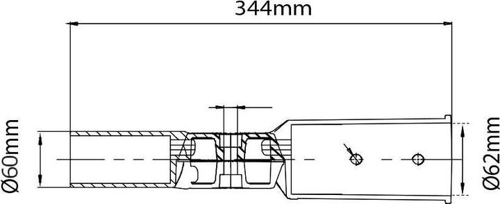 Actual product image V-TAC VT795 Adapter for street lighting