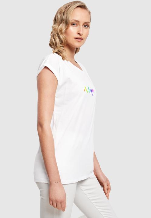 Image du produit Merchcode Ladies Hope Rainbow Extended Shoulder Tee - 116599 (L)
