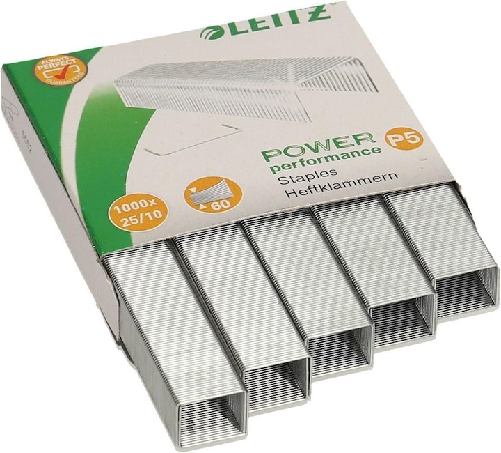 Actual product image Leitz Staples P5, 10mm, galvanized, 1000 pieces (1000 x)