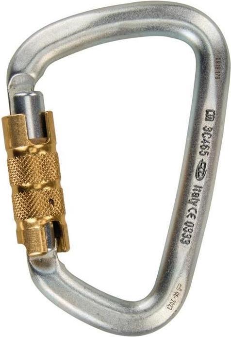 Skylotec Moschettone HMS LARGE STEEL TG L116xW79ca.mm acciaio zincato EN 362 cl. M