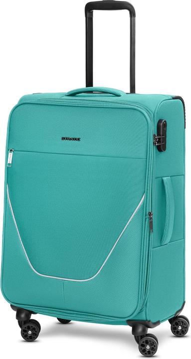 Actual product image Stratic taska 4-wheel suitcase set, 3 pieces, with stretch fold (233 l)