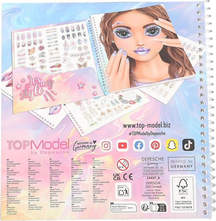 Actual product image Magni Top Model Dress Me Up Face