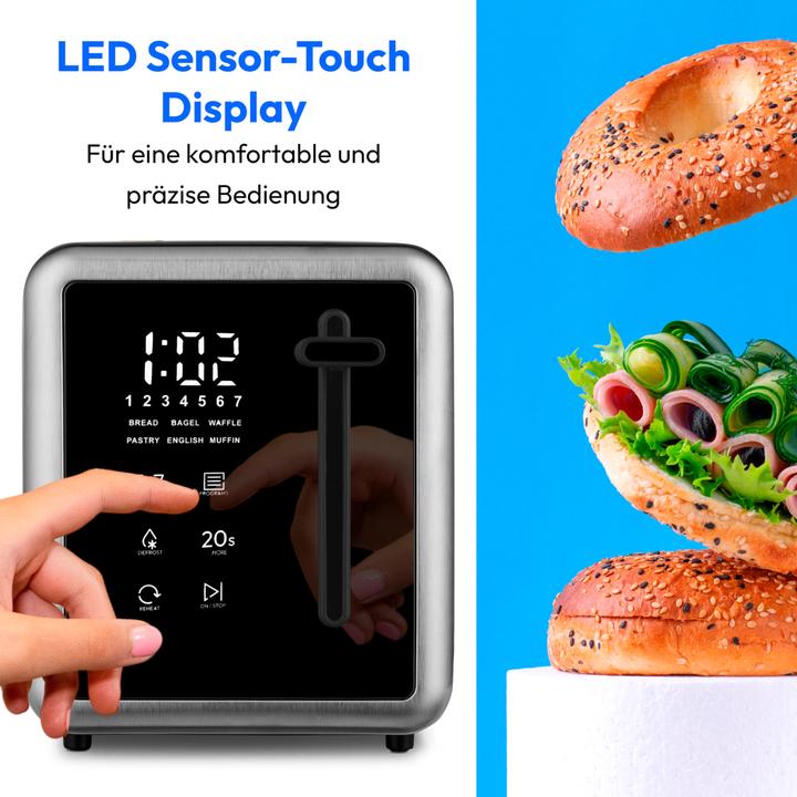 Produktbild Medion Life MD12102 Toaster silber