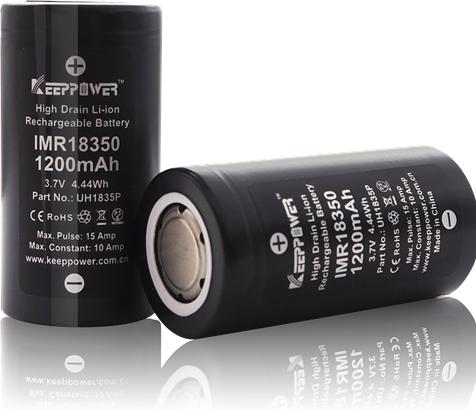 Dronefactory Keeppower IMR18350 1200mAh 10A (3.70 V, 1200 mAh)