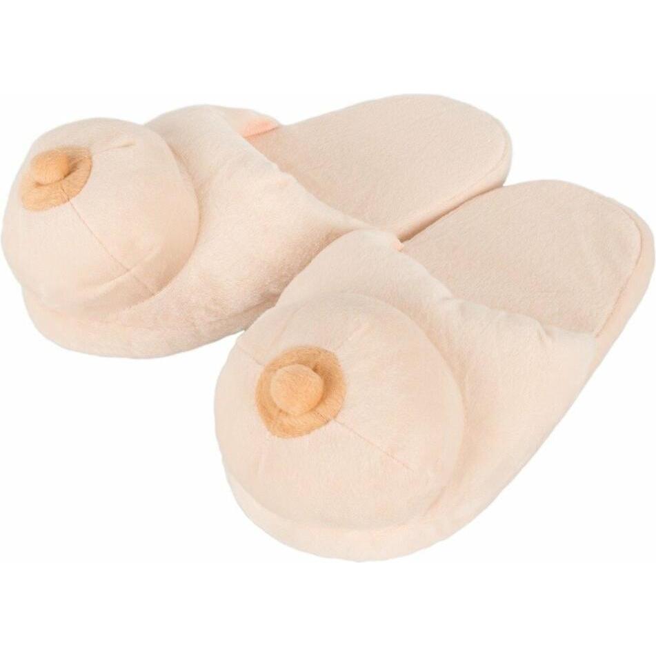 NoName, Unisex, Hausschuhe, Busen, Beige, (44, One Size)
