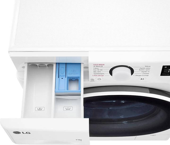 Image du produit LG LAVE-LINGE FRONTAL 11KG 1400T DIRECT DRIVE (11 kg, Gauche)