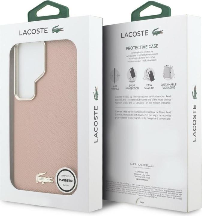 Actual product image Lacoste Case Champs Elysees Gold Logo MagSafe for Samsung Galaxy S26 Ultra tulle (Samsung Galaxy S26 Ultra)