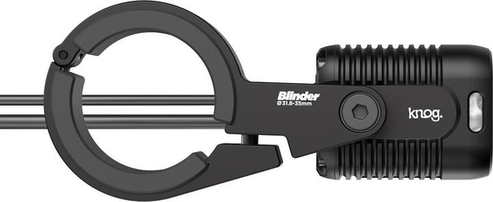 Image du produit knog. Blinder E Commuter 1800 phare avant, LED blanche, black (1800 lumens) (1800 lm, 1800 lm)