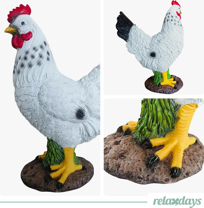 Produktbild Relaxdays Gartenfigur Huhn