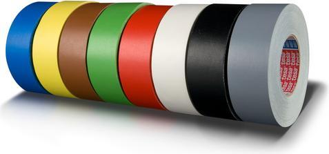 Actual product image tesa Fabric tape 4651 Premium, 19 mm x 50 m, green (19 mm)
