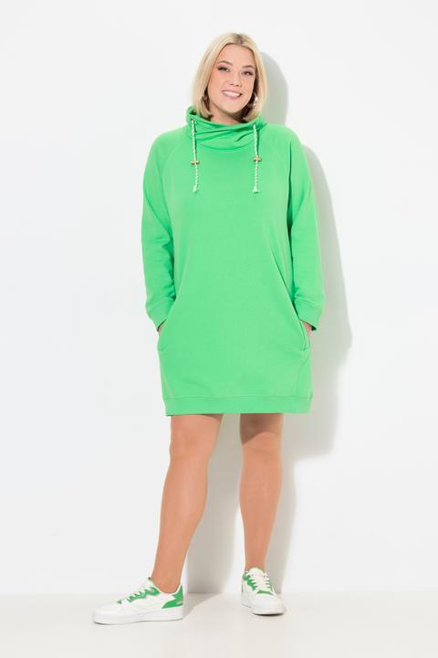 Produktbild Ulla Popken Sweatkleid, Stehkragen, Langarm, Taschen (50, 52)
