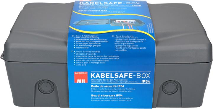 Actual product image Max Hauri Weatherproof plastic box IP54