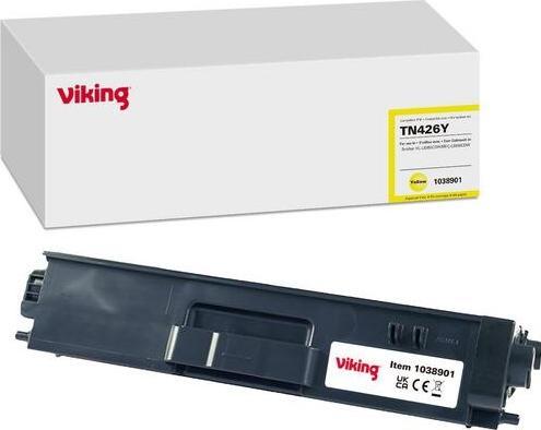 Actual product image Viking Toner cartridge Compatible Brother TN426Y Yellow (Y)