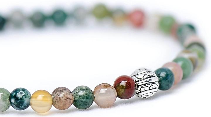 Image du produit Balibay Mornas (20.50 cm, Agate de mousse, Agate, Pierre précieuse, Or 14 carats)