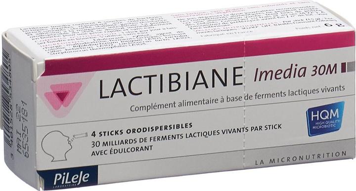 Produktbild Lactibiane Imedia orodispersible 30M (4 Stück, Pulver, 15 g)