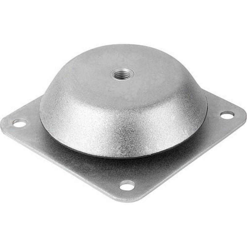 Kipp, Möbelausstattung, Maschinenfuss, K0687, Stahl, Form B