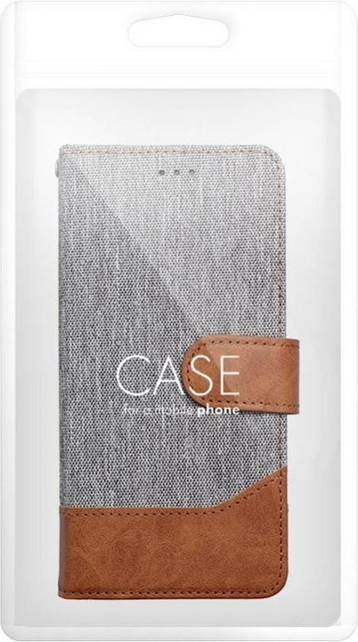 Produktbild OEM Book case JEANS Book for SAMSUNG A20e gray (Samsung A20)