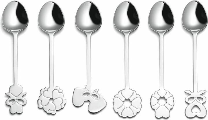 Guzzini 26841863 Love Teelöffel Edelstahl 18/10 Silber One Size (6 Stk.)