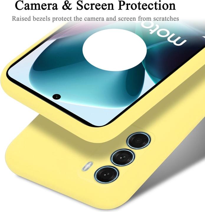 Image du produit Cadorabo TPU Liquid Silicone Case Housse pour Motorola MOTO G200 5G (Motorola Moto G200 5G)