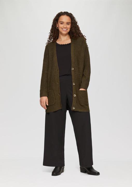 Produktbild S.Oliver Strickjacke Strickjacke mit aufgesetzten Taschen (48)